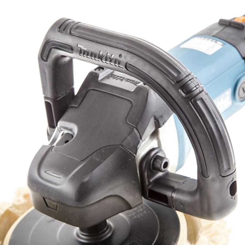Полировальная шлифмашина Makita 9237CB (электрическая, резьба шпинделя м14, с аксессуарами, коробка)