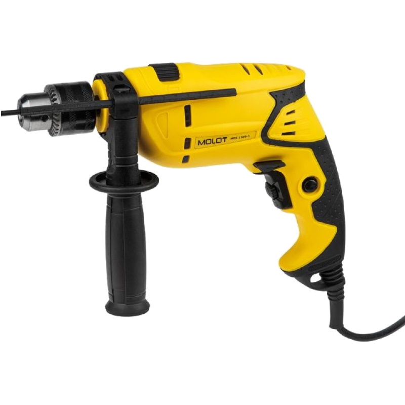 Дрель ударная Molot MDS 1309-1 329092, в коробке, 800 Вт, 1 скорость, 25 мм, в дер. в Туле