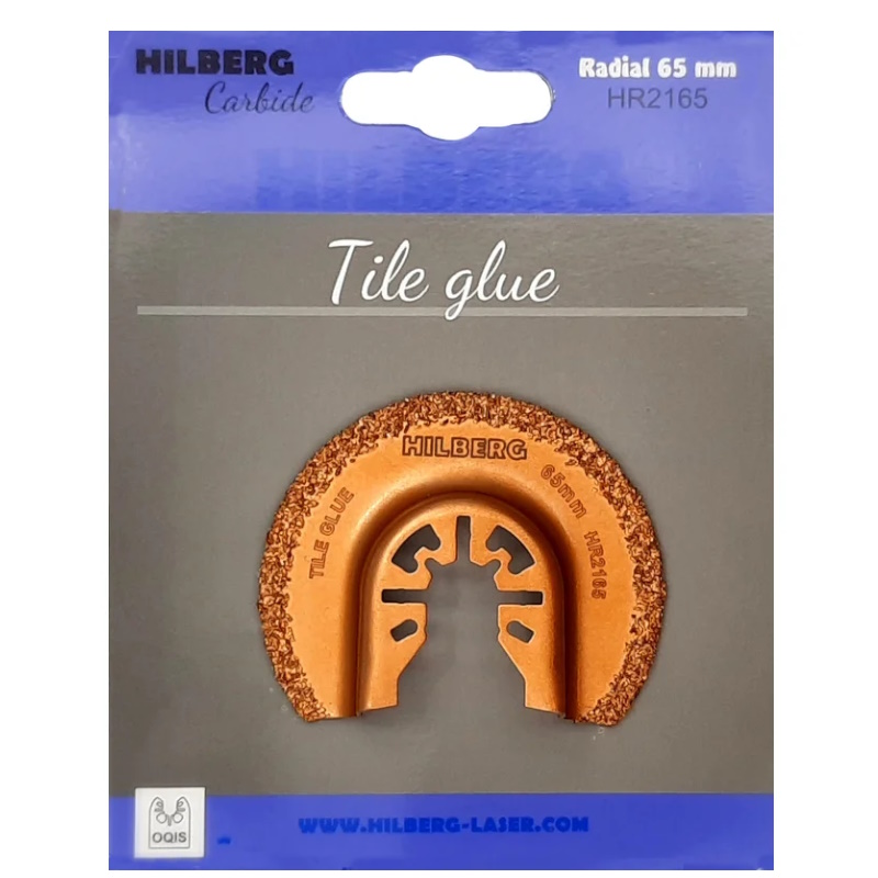 Полотно отрезное по плиточному клею Hilberg Radial HR2165, WC, 65 мм  в Кинешме