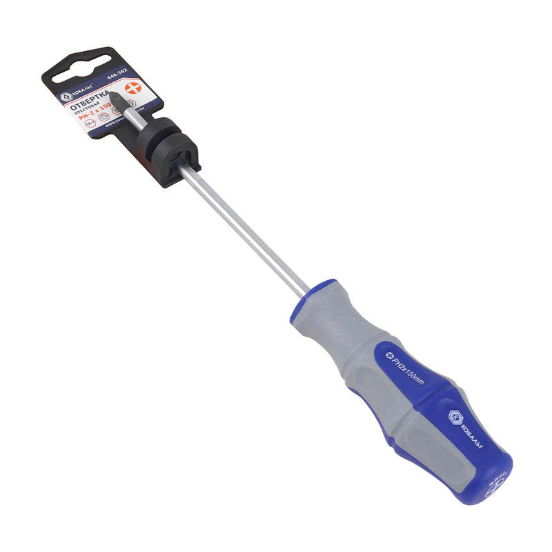 Отвертка Ultra Grip PH-2 х 150 мм CR-V Кобальт 646-362 в Кинешме