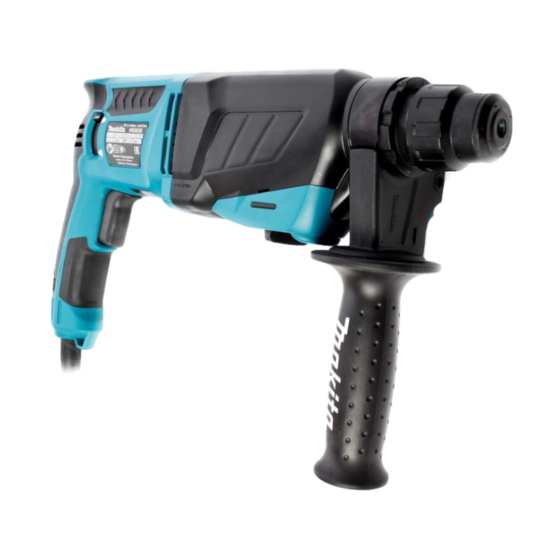 Перфоратор Makita HR2630 + набор буров Makita B-54704 в кейсе, с защитной муфтой, с виброзащитой в Иваново