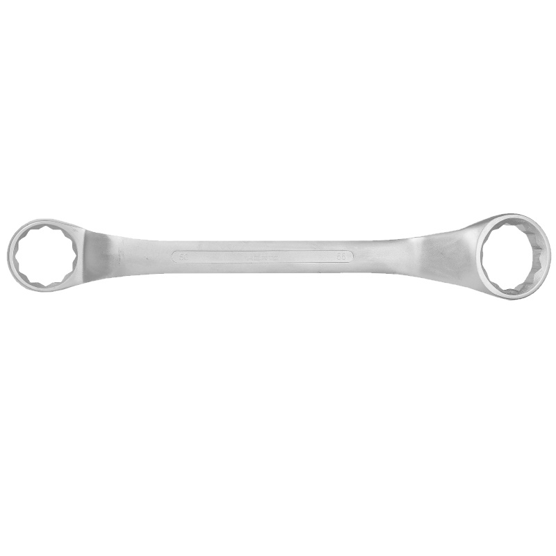 Ключ накидной двусторонний Hortz 103196, 50х55, хромирование в Кинешме