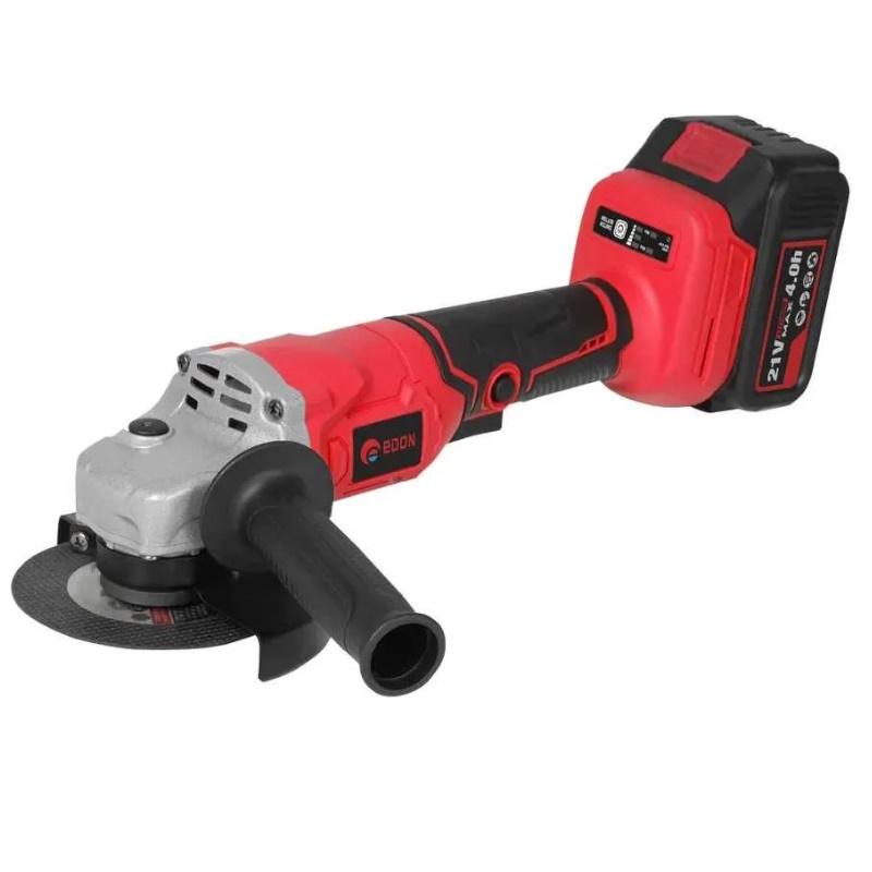 Аккумуляторная угловая шлифмашина бесщеточная Edon UAG-21/125CBL 27811, 21В, 125мм
