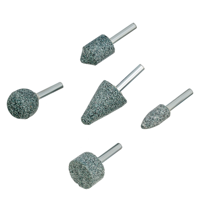 Набор шарошек абразивных Denzel 76027 для дрели ((ПШМ), 63С, 5 шт.)