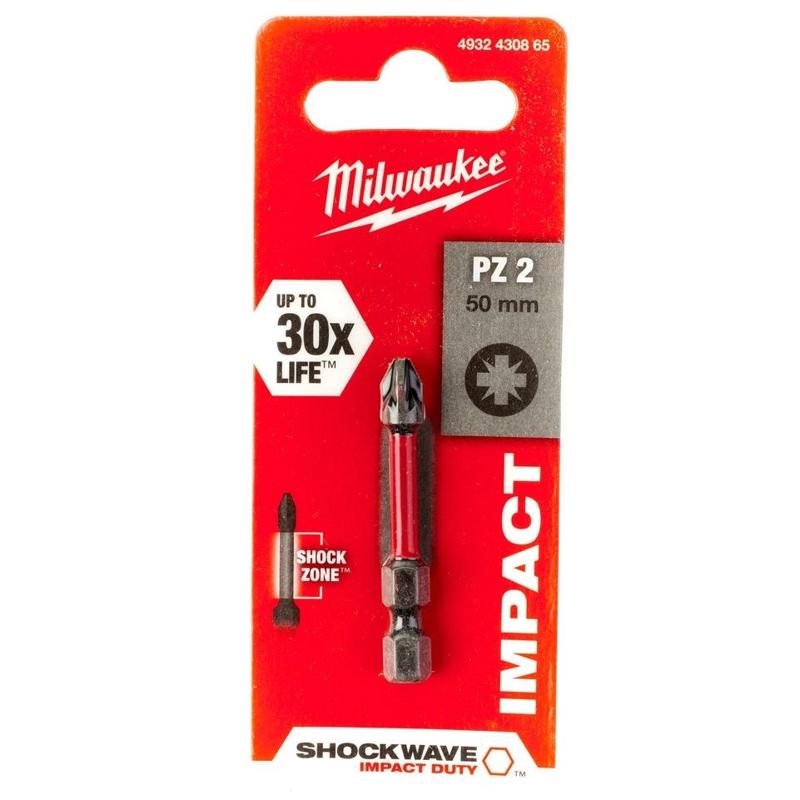 Бита Milwaukee Shockwave 4932430865, PZ2, 50 мм в Иваново