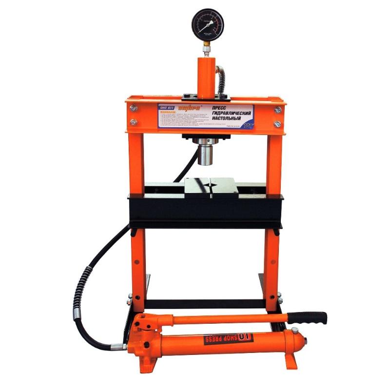 Пресс гидравлический настольный Ombra OHT611M 10 т с ручным приводом
