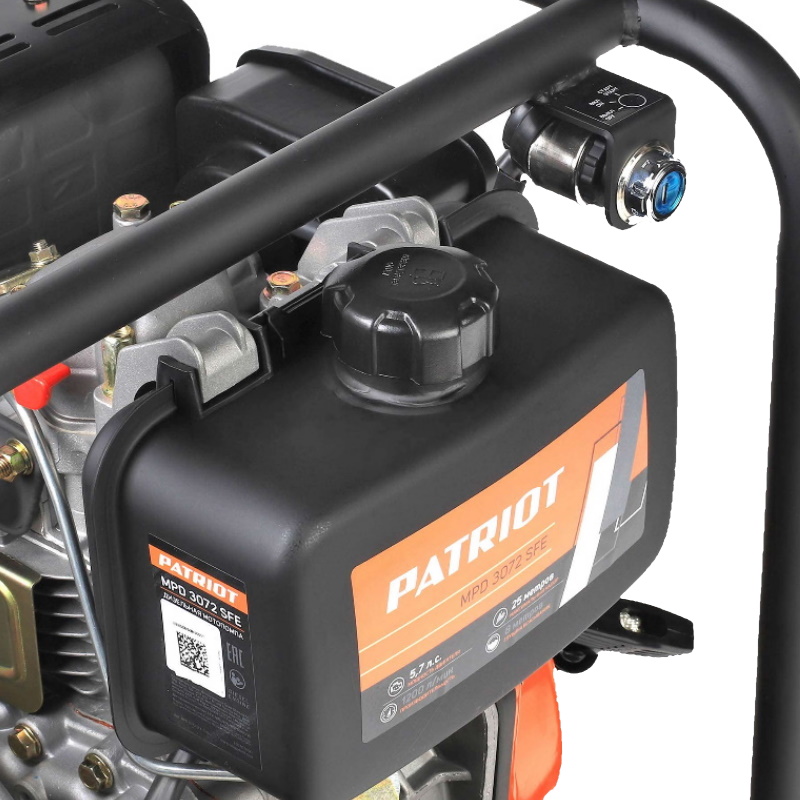 Мотопомпа иловая Patriot MPD 3072 SFE производительная