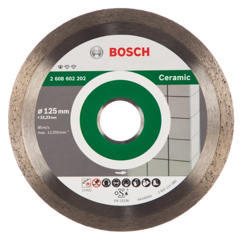Алмазный диск Bosch Standard for Ceramic 2.608.602.202 (125x22,23 мм) в Туле