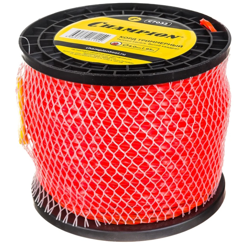 Корд триммерный Champion Twisted Square C7032 4,0мм*95м