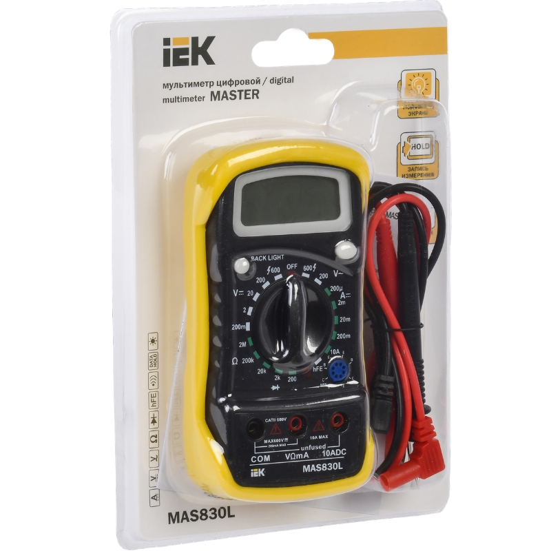 Мультиметр цифровой IEK Master MAS830L TMD-3L-830 в Костроме