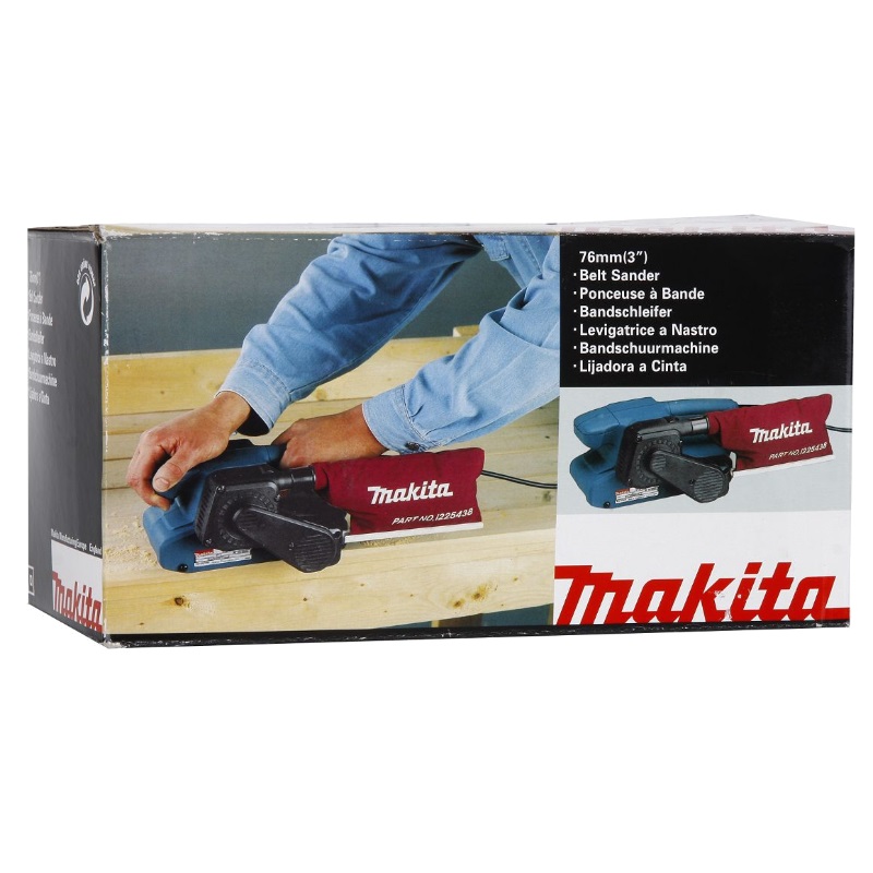 Шлифмашина ленточная Makita 9911, длина ленты 457 мм, возможность подключения к пылесосу в Кинешме