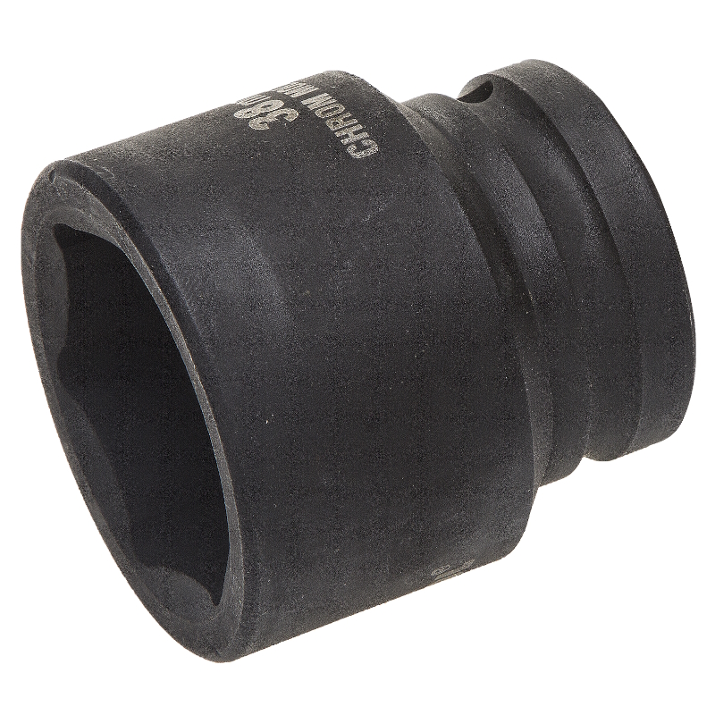 Торцовая головка Kraftool "INDUSTRIE QUALITAT" 27945-38_z01, ударная (3/4"), FLANK, Cr-Mo, фосфатированная, 38 мм в Рыбинске