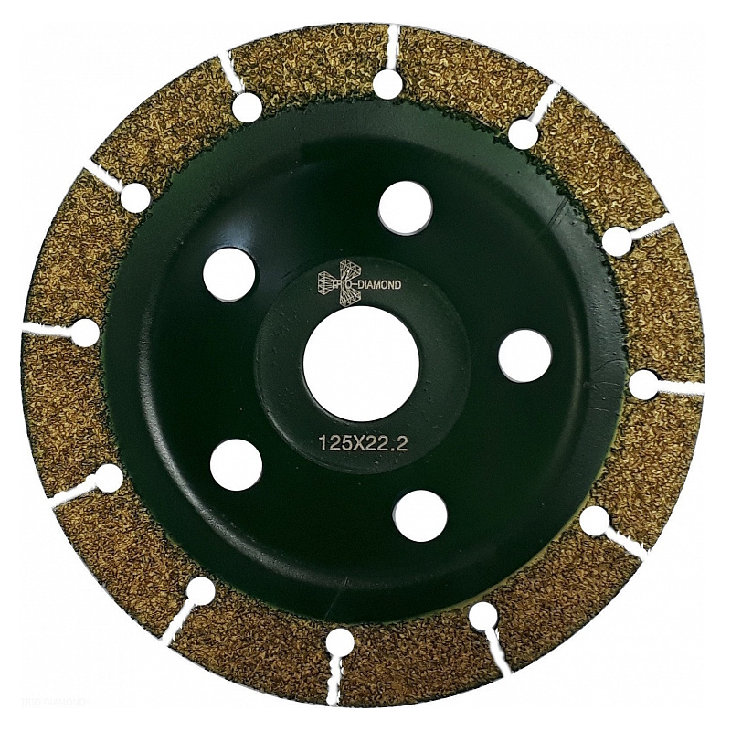 Чашка шлифовальная Trio-Diamond 390125 125мм с твердосплавным напылением 1493₽