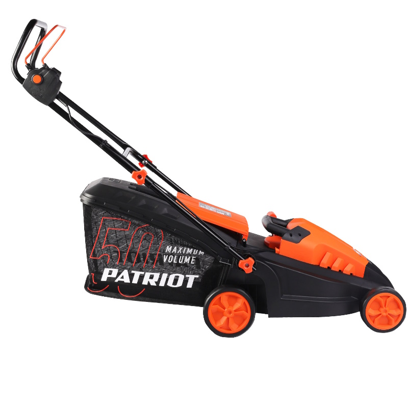 Газонокосилка электрическая Patriot PT 1639E 512309639, 38см, 1600Вт, трав комби 50л, 20-65мм 5 уровней в Ярославле