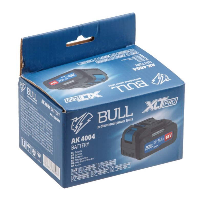 Аккумулятор Bull AK 4004 1329596, 18.0 В, 4.0 А/ч, Li-Ion, XLTpro в Александрове