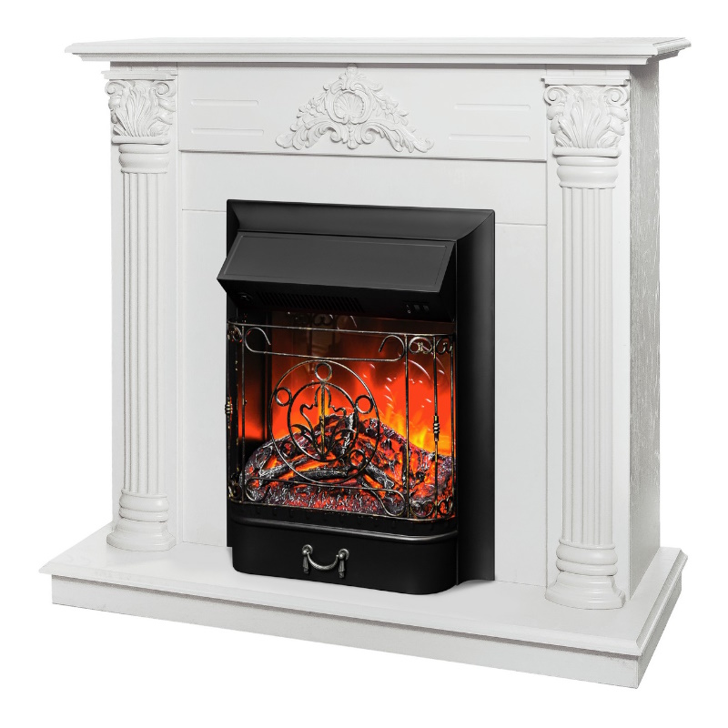 Каминокомплект RealFlame STEFANIA STD/EUG WT + MAJESTIC LUX BL 10017170