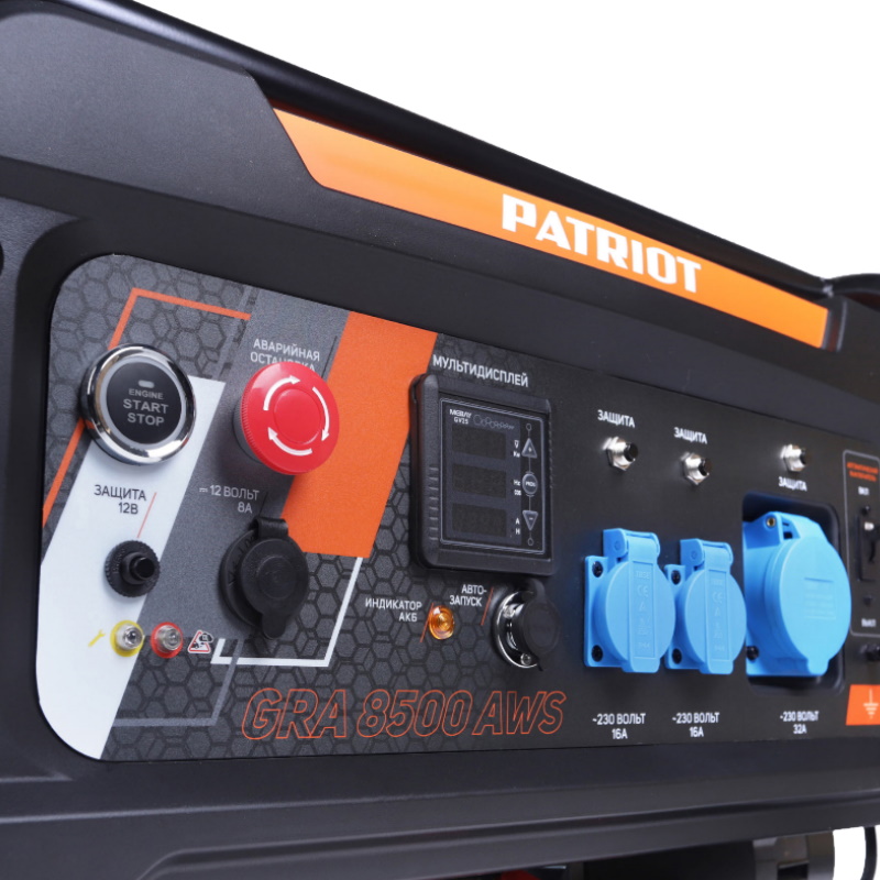 Бензиновый генератор Patriot GRA 8500AWS, 472102185 в Твери