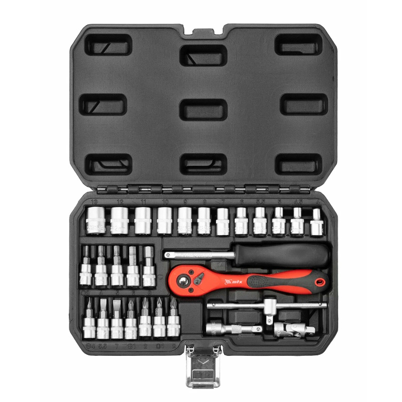 Набор инструментов MTX 135239 14 CrV пластиковый кейс 29 предметов 1320₽