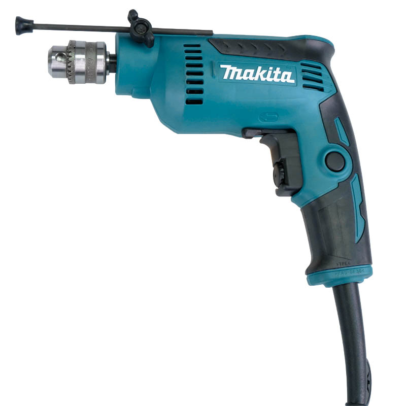 Дрель для дома Makita DP2010 (мощность 370 Вт, металл max 6 мм)