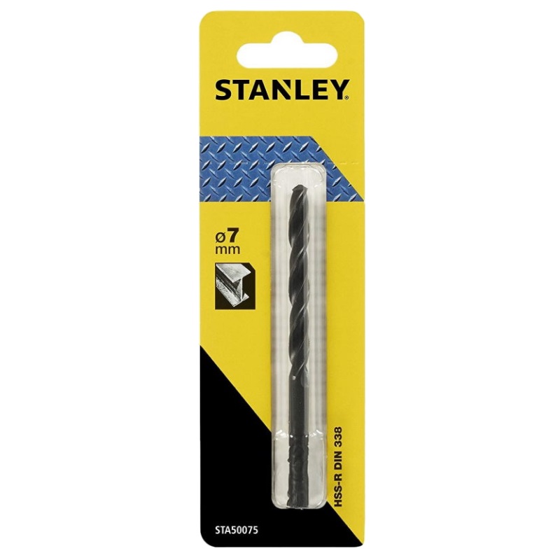 Сверло по металлу Stanley STA50075-QZ, HSS-R, 7 мм в Муроме
