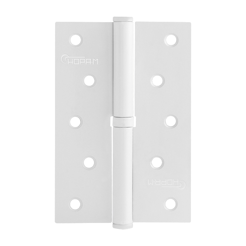 Петля дверная разъемная Нора-М 750-5" STD 18702, 120*80*2,5, без колпака, белый, левая в Иваново