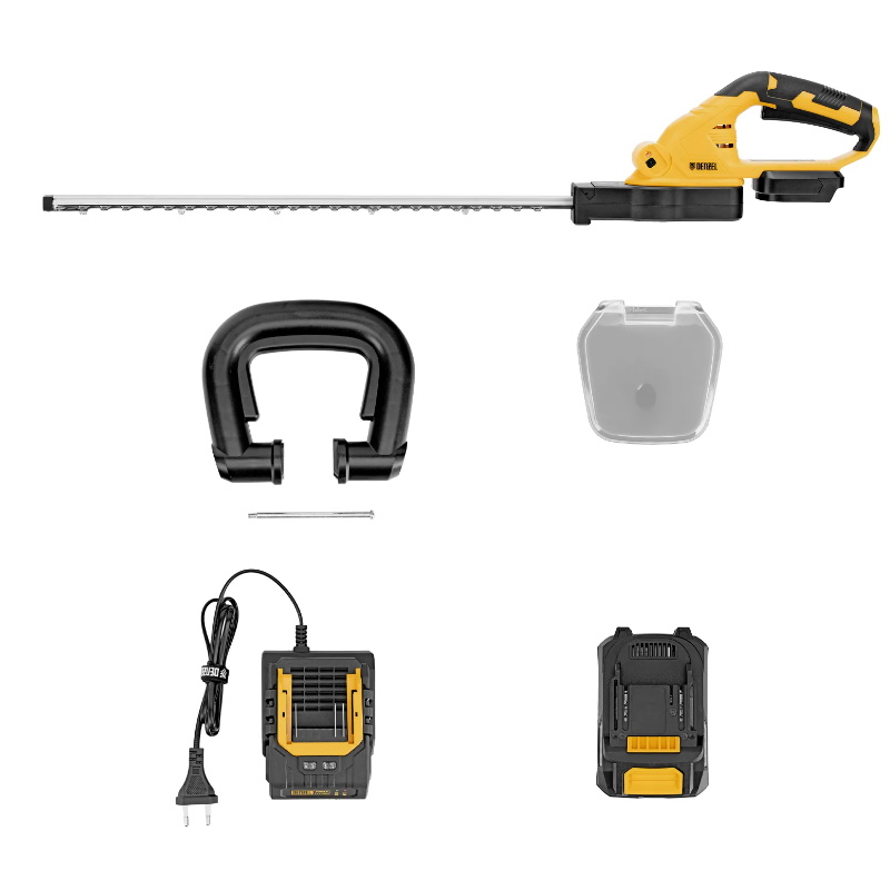 Кусторез аккумуляторный Denzel HTD-510 59409, нож 510 мм, Li-Ion, 20В  в Угличе