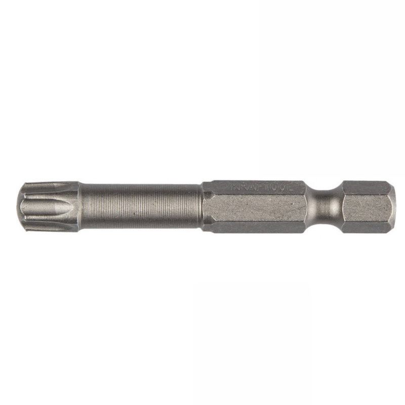 Биты Kraftool X-DRIVE 26125-30-50-2 торсионные кованые обточенные Cr-Mo сталь тип хвостовика E 14 Т30 50мм 2шт 179₽