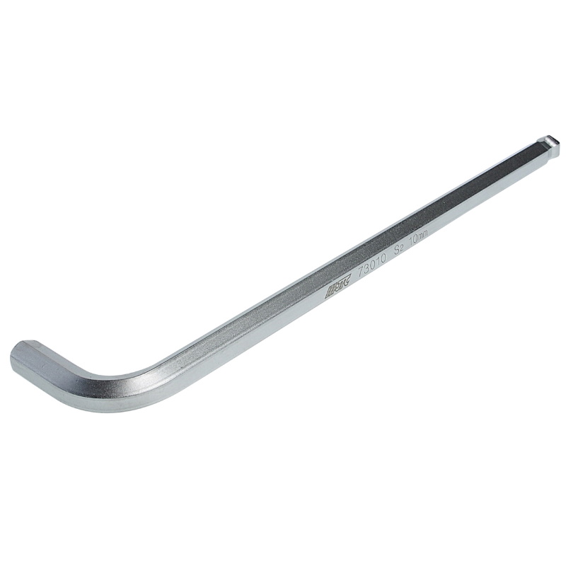 Ключ шестигранный JTC JTC-73010 Г-образный экстрадлинный с шаром H10 длина 224 мм 124₽