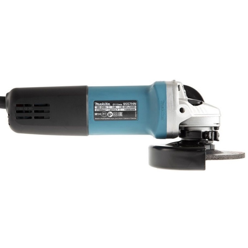 Угловая шлифмашина (болгарка) Makita 9557HNZ, 115 мм, 840 Вт в Туле
