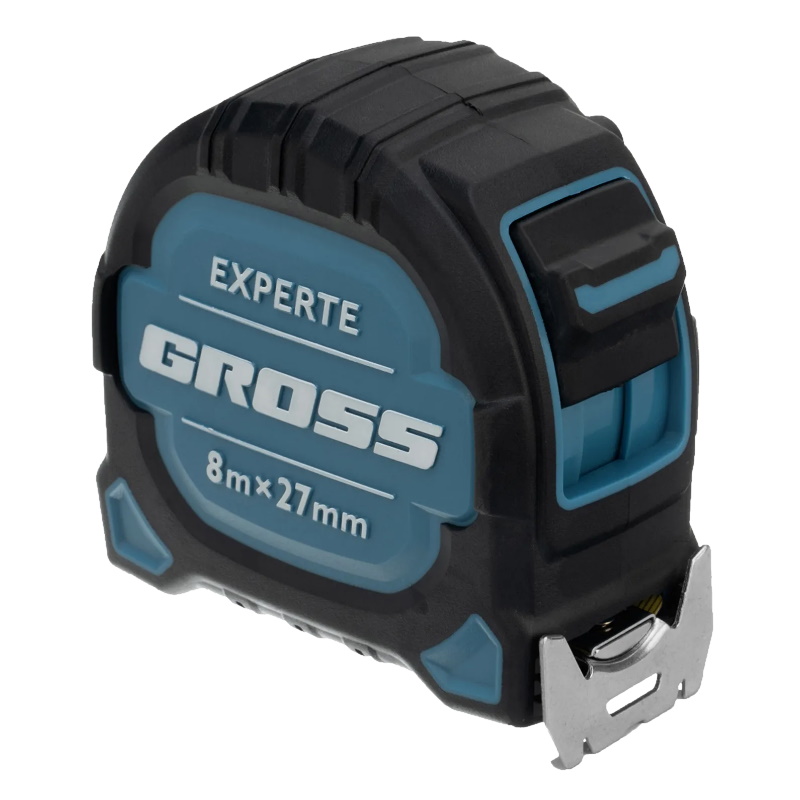 Рулетка Gross 32576 Experte, двухкомпонентный корпус, магнит, двухсторонняя разметка в Рыбинске