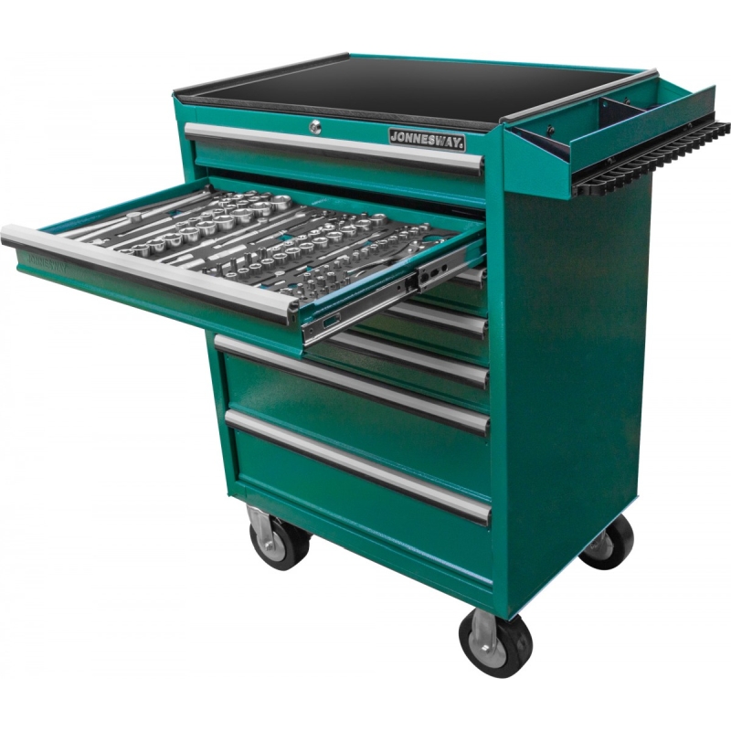 Тележка Jonnesway C-7DW1179V 046670 инструментальная 7-ми полочная с инструментом в ложементах, 179 предметов в Угличе