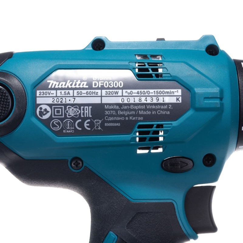 Набор инструментов Makita DK0117 (дрель DF0300 + УШМ 9555HN)