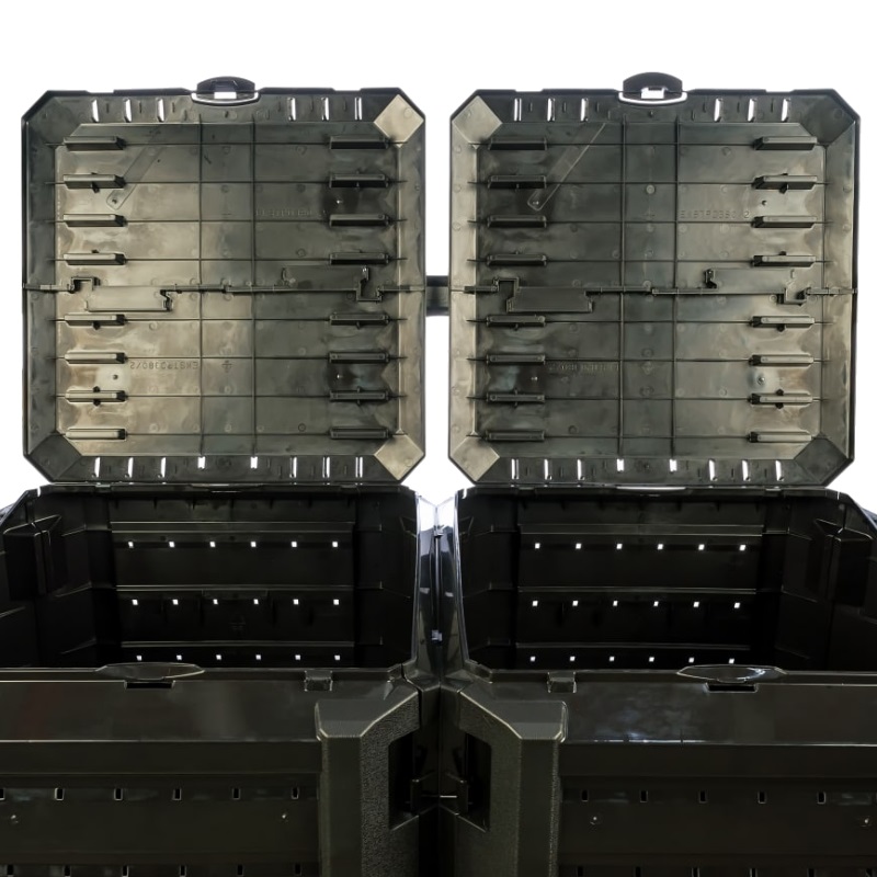 Компостер для дачи Prosperplast Module IKSM800C-S411 (800 л, чёрный) в Коврове
