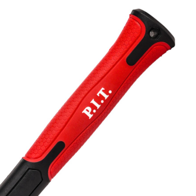 Киянка резиновая P.I.T. HHAF03-R016, с фиберглассовой рукояткой, 450 г, черная, двухкомп. рукоятка