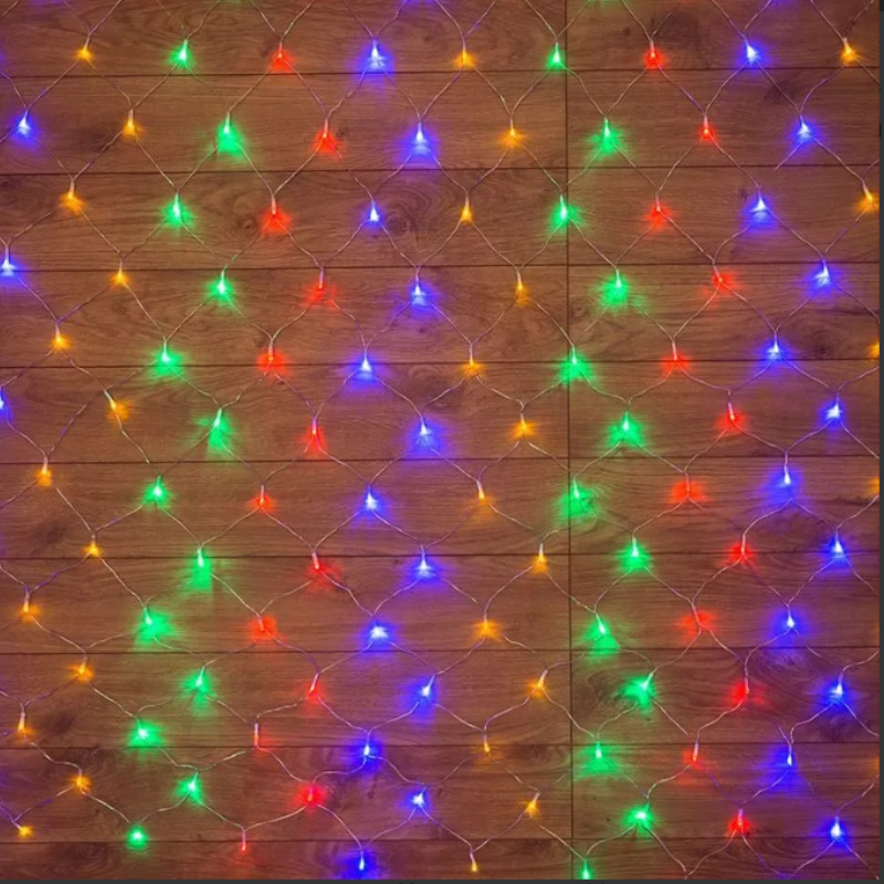 Гирлянда светодиодная Neon-Night "Сеть" 215-129 305385, 1.5х1.5м, 150 LED, мульти в Туле