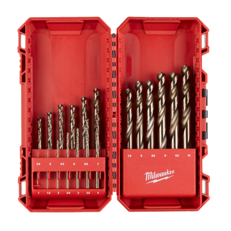 Сверла по металлу Milwaukee 4932493867, HSS-Co, набор 19 единиц (1-10мм) GEN III в Иваново