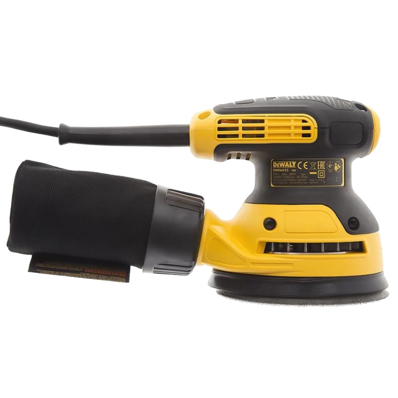 Шлифмашина эксцентриковая по металлу DeWalt DWE6423 (сетевое питание, 12000 оборотов/мин, оснастка 125 мм) в Александрове