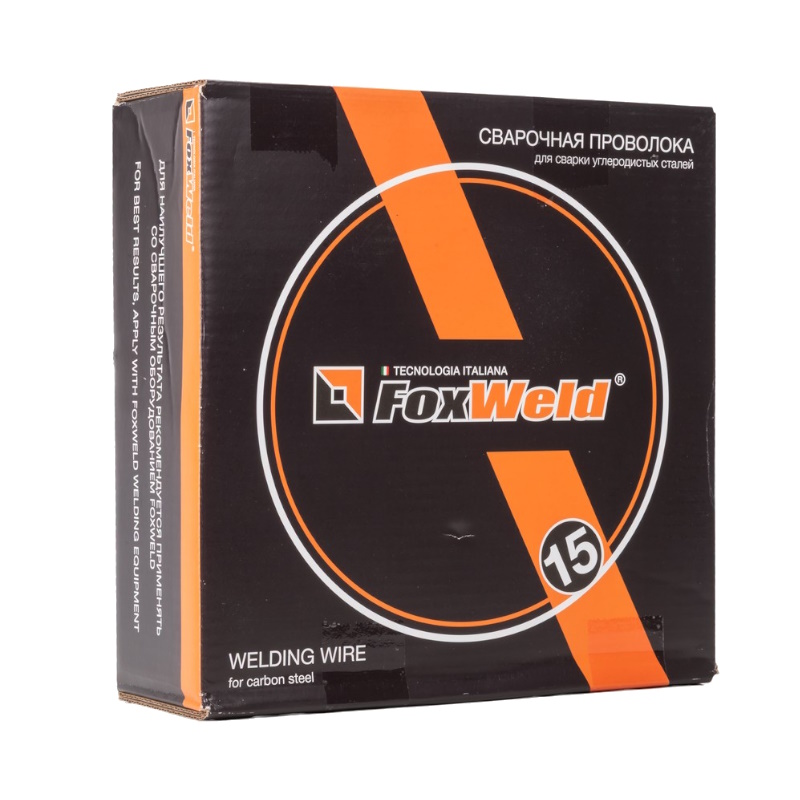 Проволока сварочная омедненная FoxWeld Св.08Г2С 9993, д. 1.6 мм, D300, 15 кг (Россия) в Ярославле