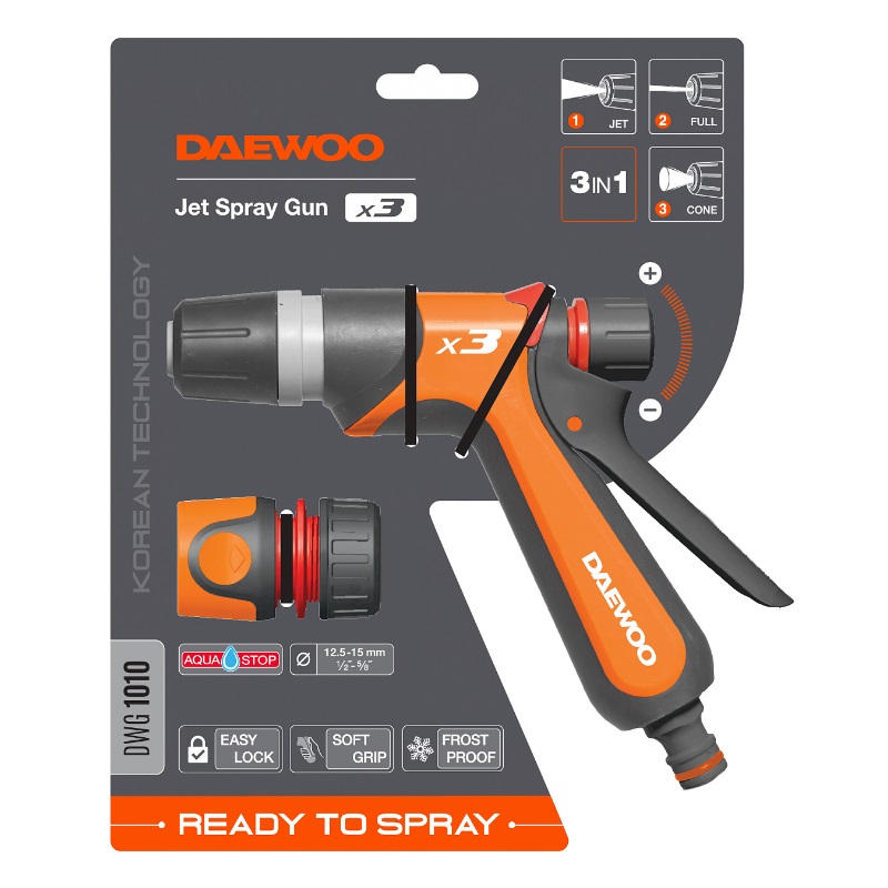 Пистолет-распылитель Jet Spray Gun x3 Daewoo DWG 1010 в Вологде