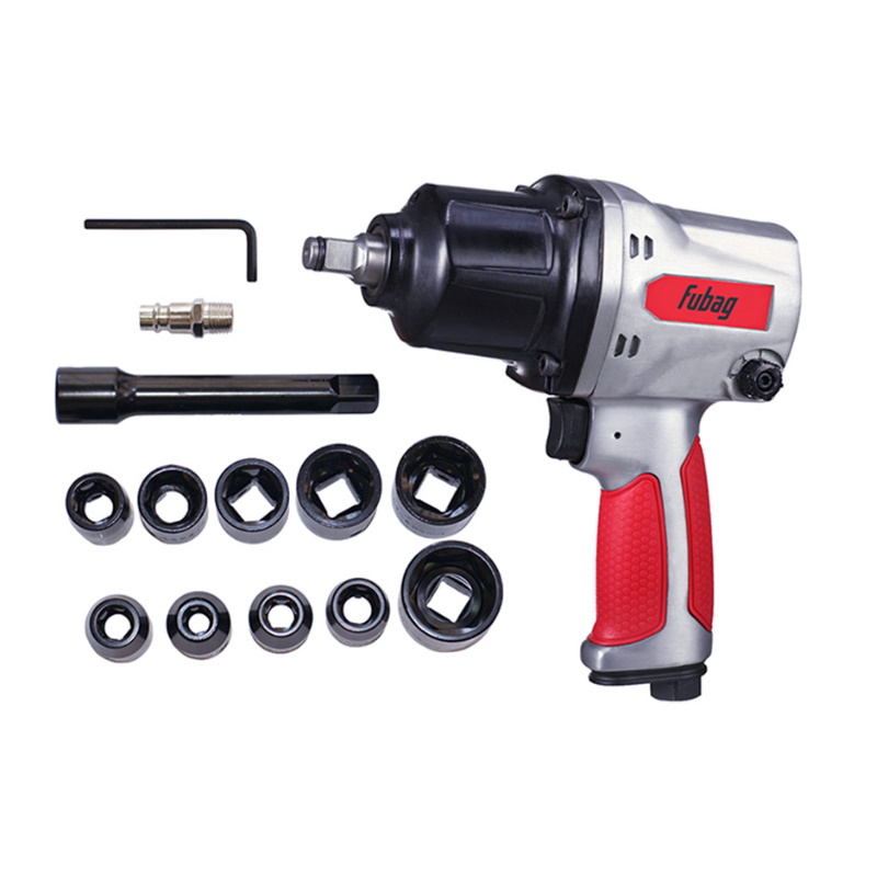 Пневмогайковерт Fubag IW 900 12 100195 набор головок кейс 9920₽
