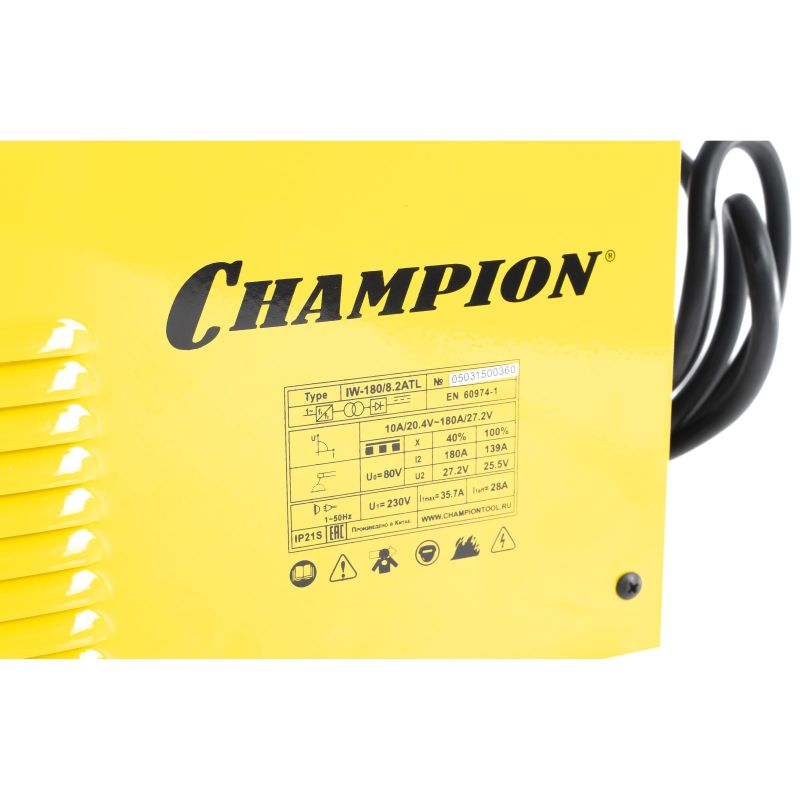 Инвертор сварочный Champion IW-180/8,2 ATL в Туле
