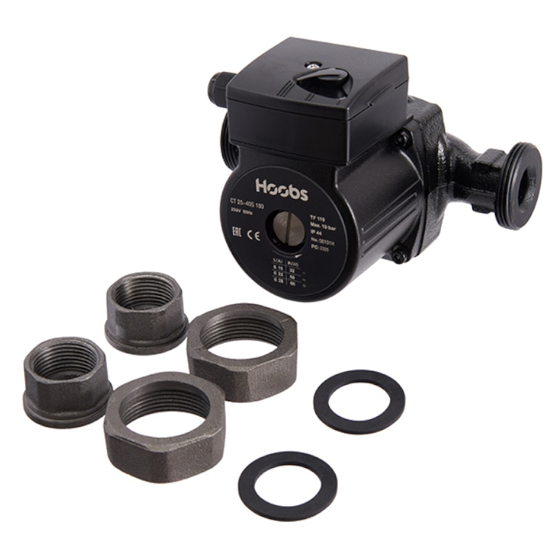 Насос циркуляционный Hoobs CT 25-40S 180 08101H, с гайками в Ярославле