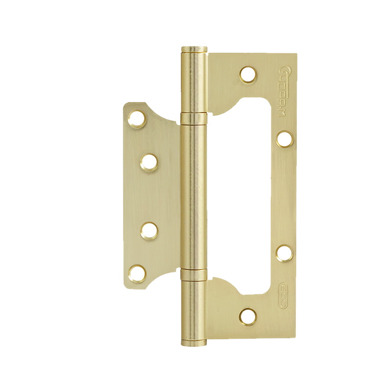 Петля-бабочка дверная Нора-М 800-5" STD 15852, 125*75*2,5 мм, накладная, матовое золото в Кинешме