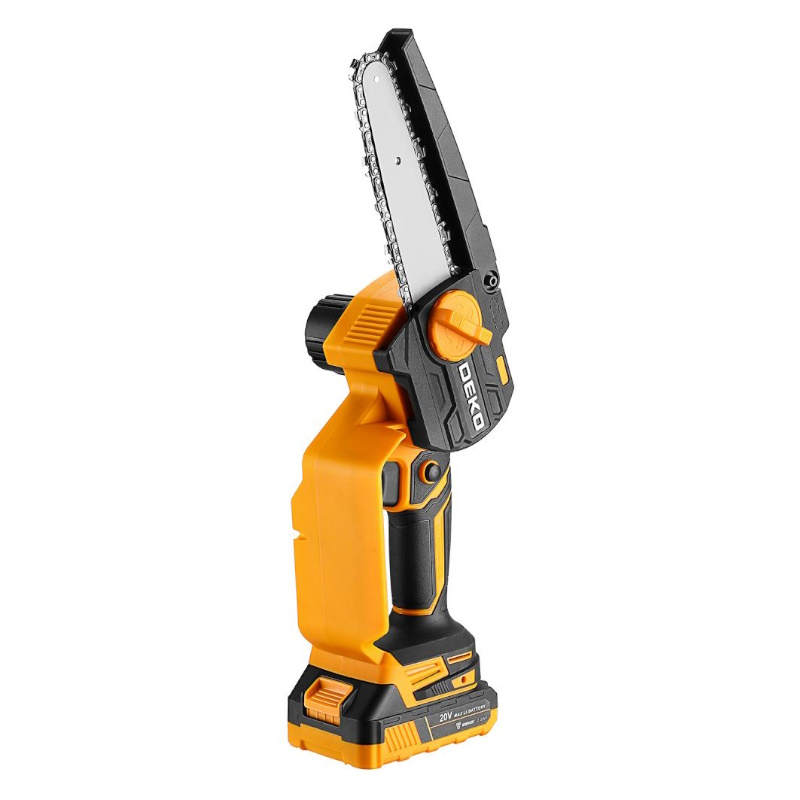 Пила цепная аккумуляторная Deko DKCHS 20-6 PRO 083-2011, 4" и 6", 20В, 2x2.2Ач, 2 шины и 2 цепи в Муроме