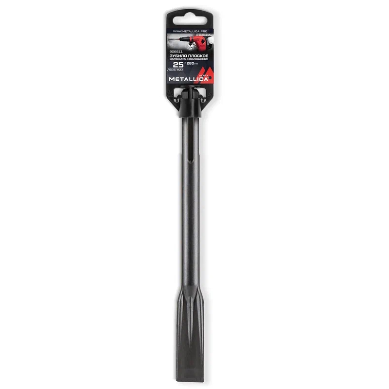 Зубило плоское самозатачивающееся SDS-max Metallica Ultra 906811, 25х280/140 мм, по бетону в Кинешме