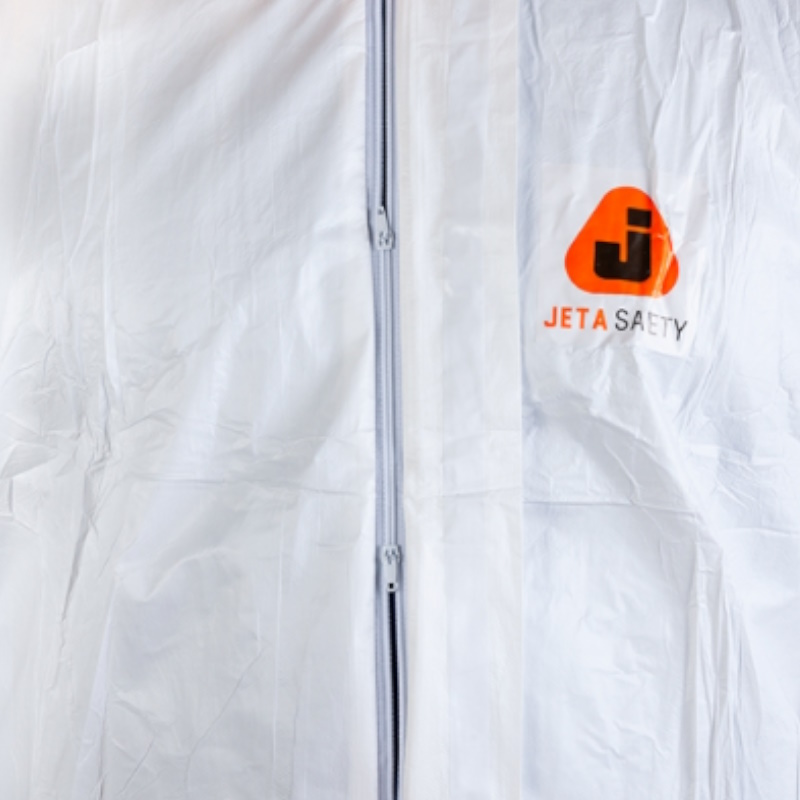 Комбинезон химической защиты Jeta Safety JPC-65-XL, из MP+ SMS на спине (55% полиэтилен, 45% полипропилен), 65г/м², р.XL/52-54  в Вологде