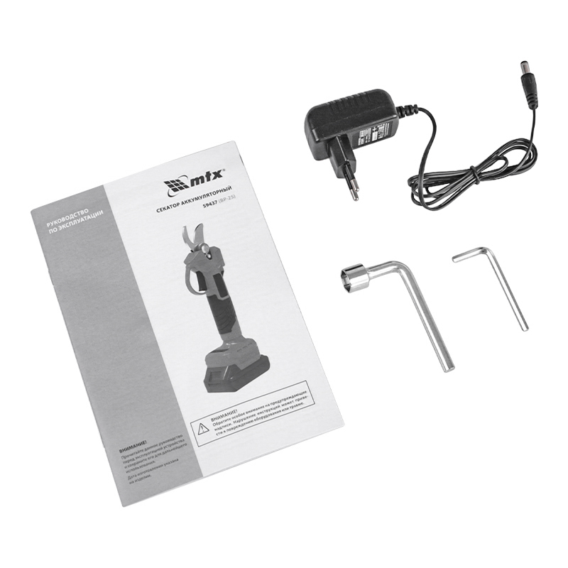Секатор аккумуляторный садовый MTX BP-25 59437, 20 В в Вологде