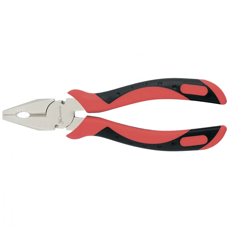 Плоскогубцы Matrix GRAND 169099 180 мм комбинированные никелированные двухкомпонентные рукоятки 303₽