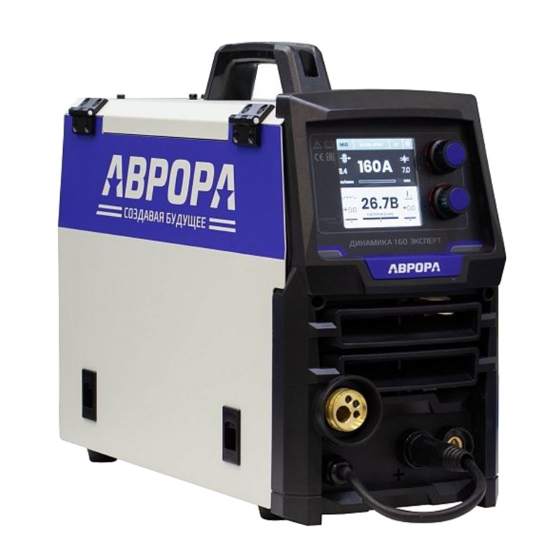 Сварочный полуавтомат Аврора Динамика 160 ЭКСПЕРТ ДП 37978, LCD, 3 в 1, пульс, двойной пульс в Твери