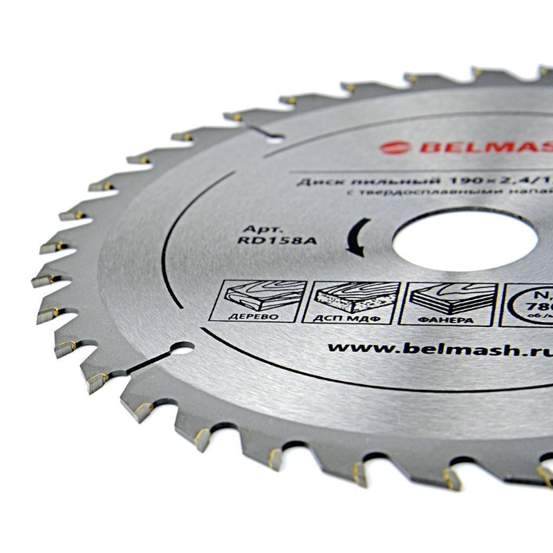 Диск пильный Belmash RD158A, 190×2,4/1,5×30 36Т в Костроме